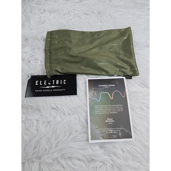 Electric Roteck BRAND NEW Snow Goggles Matte Stealth Grey Bird / Fume - Picture 7 of 7